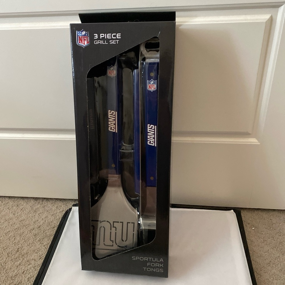 New York giants 3 piece grill set
